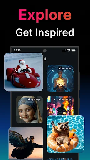 Browse inspiration gallery featuring trending AI video styles and effect examples to try